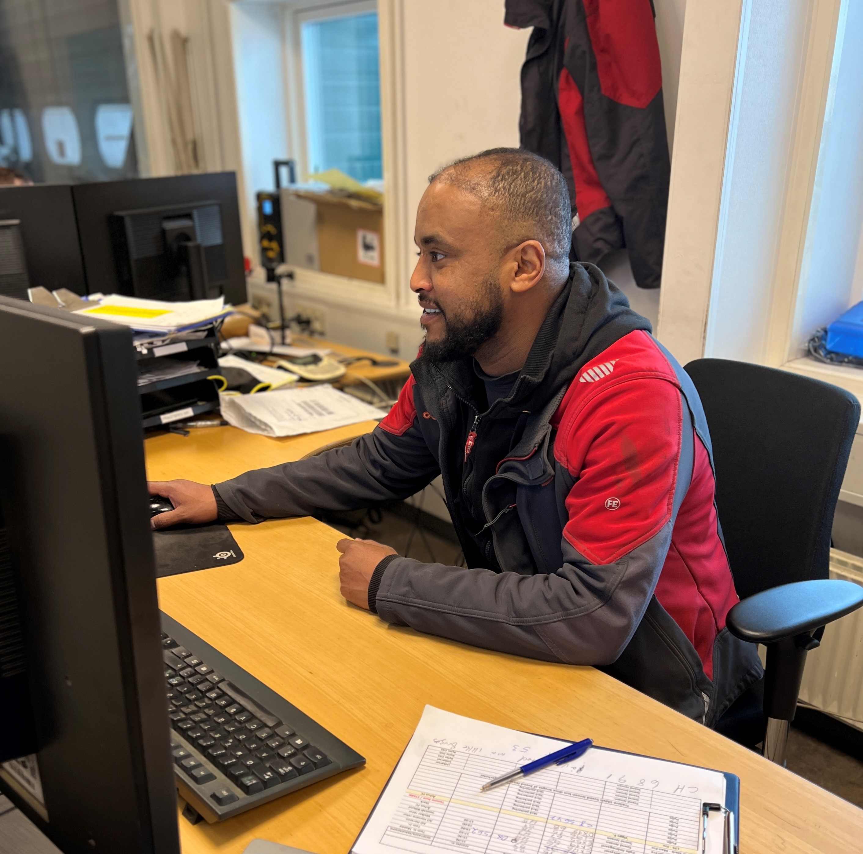 Goytome på kontoret